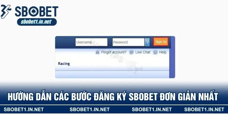 Hướng dẫn các bước đăng ký Sbobet đơn giản nhất