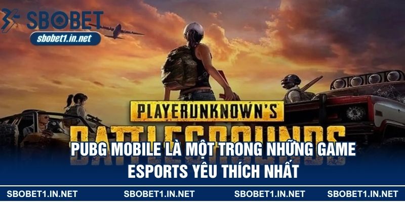 PUBG Mobile là một trong những game Esports yêu thích nhất