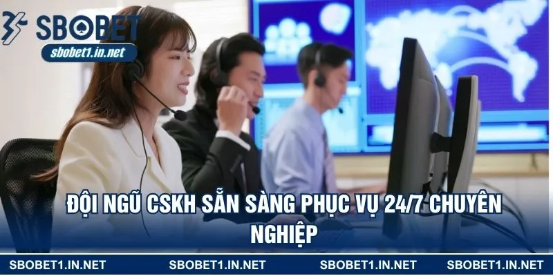 Đội ngũ CSKH sẵn sàng phục vụ 24/7 chuyên nghiệp